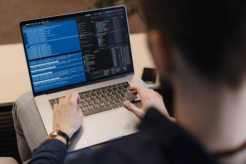 Developer Writing Code