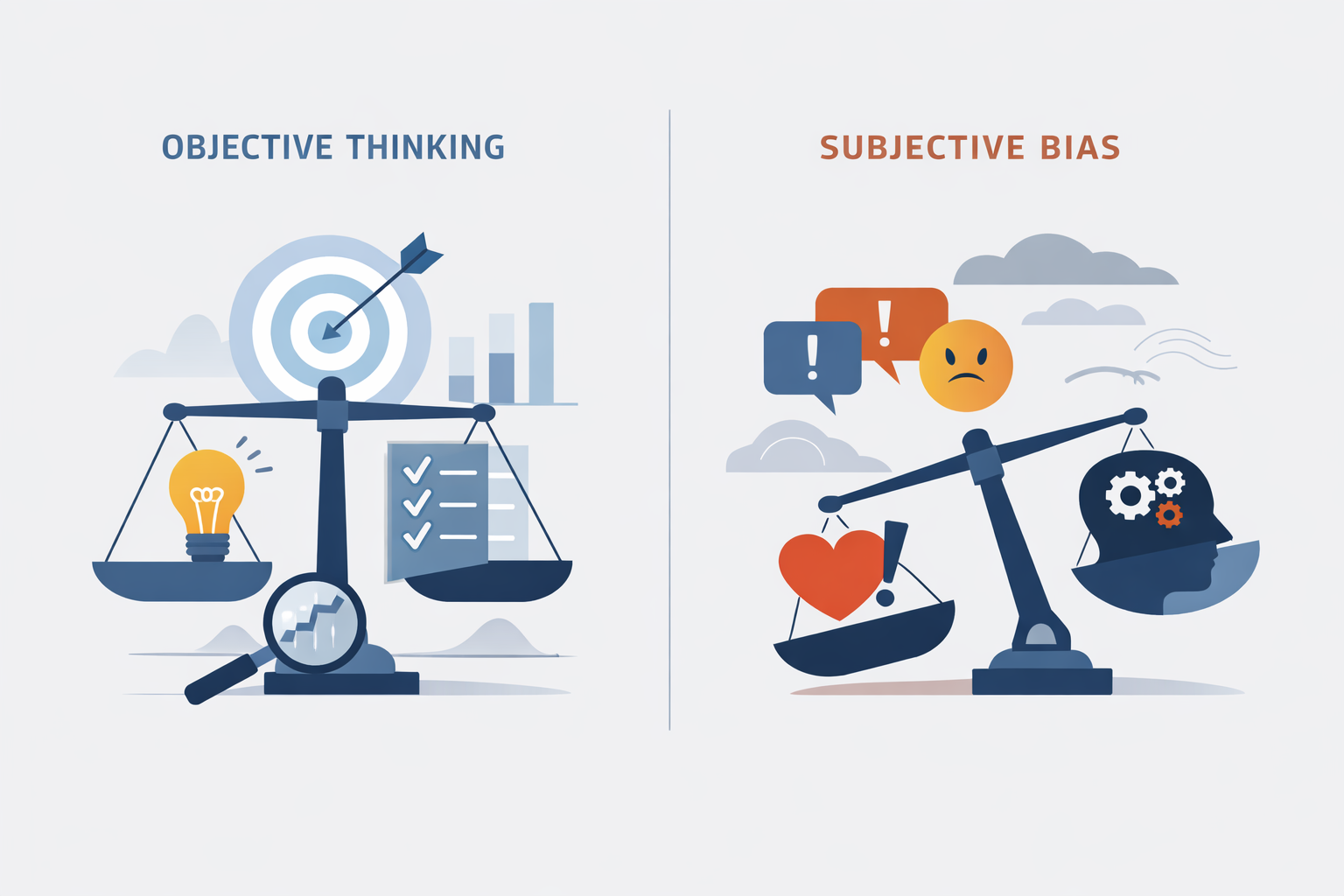 Objective Thinking vs Subjective Bias